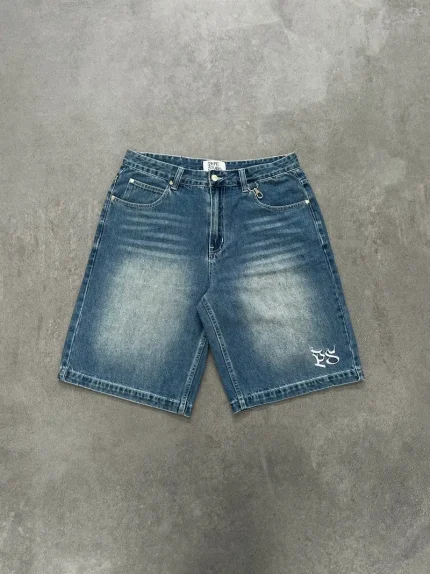 Pepe Studio Baggy Jorts Bleu (5)