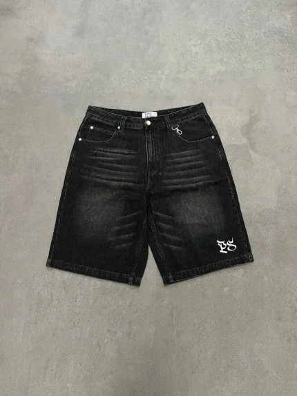 Pepe Studio Baggy Jorts Noir (1)
