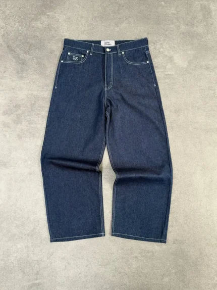 Pepe Studio Jean en Denim Brut Bleu Clair (1)