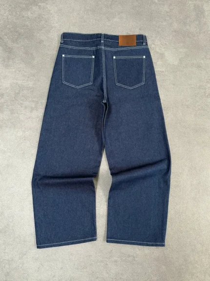 Pepe Studio Jean en Denim Brut Bleu Clair (6)