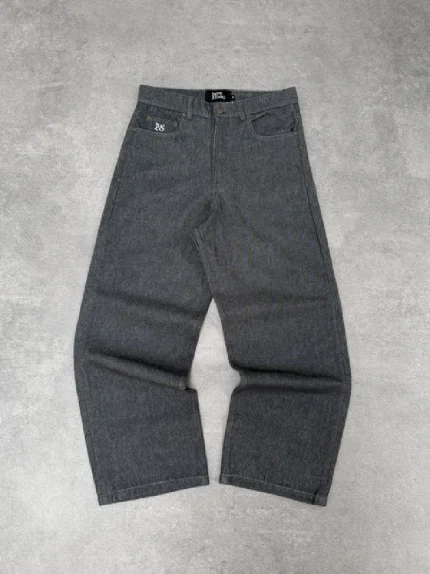 Pepe Studio Jean en Denim Brut Gris Graphite (2)