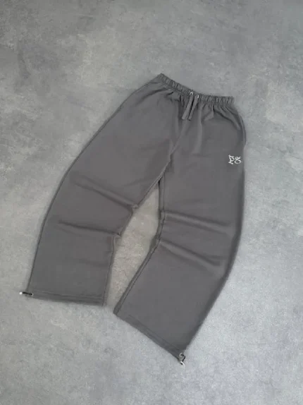 Pepe Studio Pantalon Ample Gris Anthracite (2)