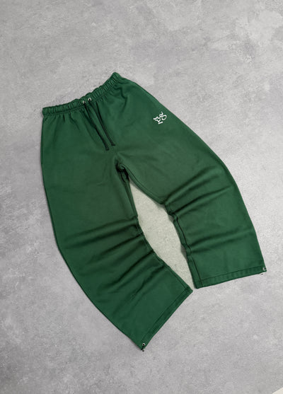 Pepe Studio Pantalon Ample Vert Pin (2)
