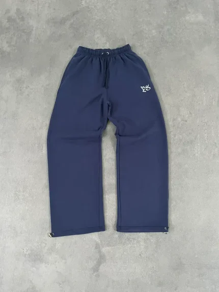 Pepe Studio Pantalon Baggy Bleu Marine (4)