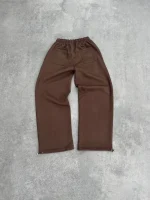 Pepe Studio Pantalon Baggy Marron (3)