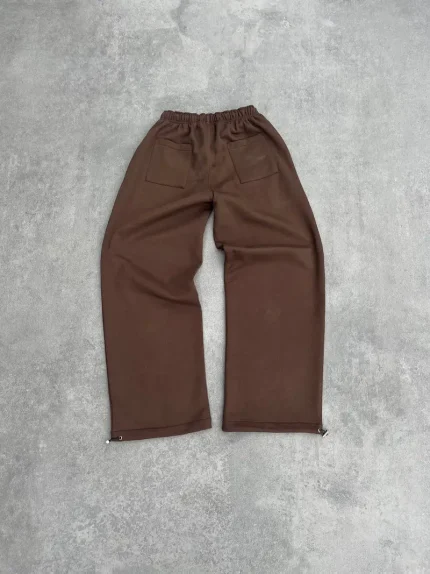 Pepe Studio Pantalon Baggy Marron (3)