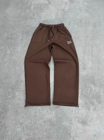 Pepe Studio Pantalon Baggy Marron (4)