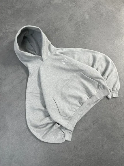 Pepe Studio Sweat à Capuche Boxy Gris (4)