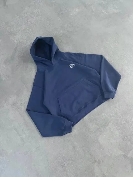 Pepe Studio Sweat à Capuche Boxy Marine (3)
