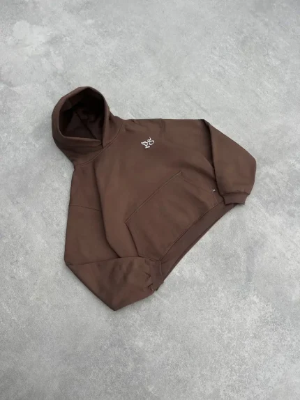 Pepe Studio Sweat à Capuche Boxy Marron (4)
