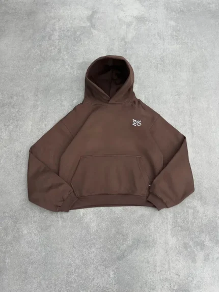 Pepe Studio Sweat à Capuche Boxy Marron (5)