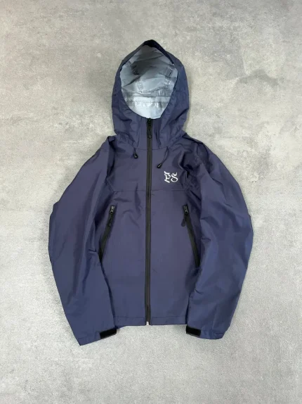 Pepe Studio Veste de Pluie Bleu Marine Ripstop (5)