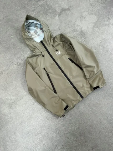 Pepe Studio Veste de Pluie Kaki Ripstop (6)