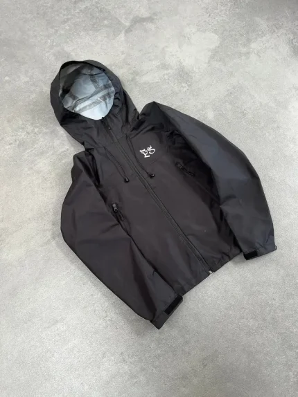 Pepe Studio Veste de Pluie Noire Ripstop (4)