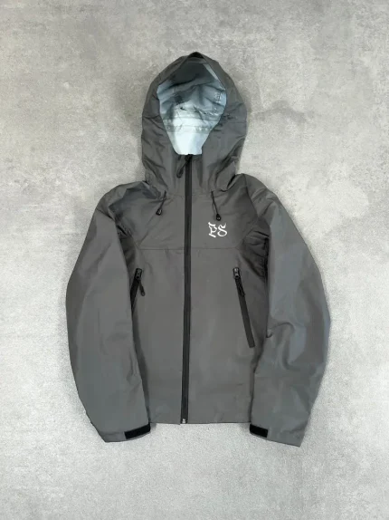 Pepe Studio Veste de Pluie Ripstop Gris Anthracite (2)